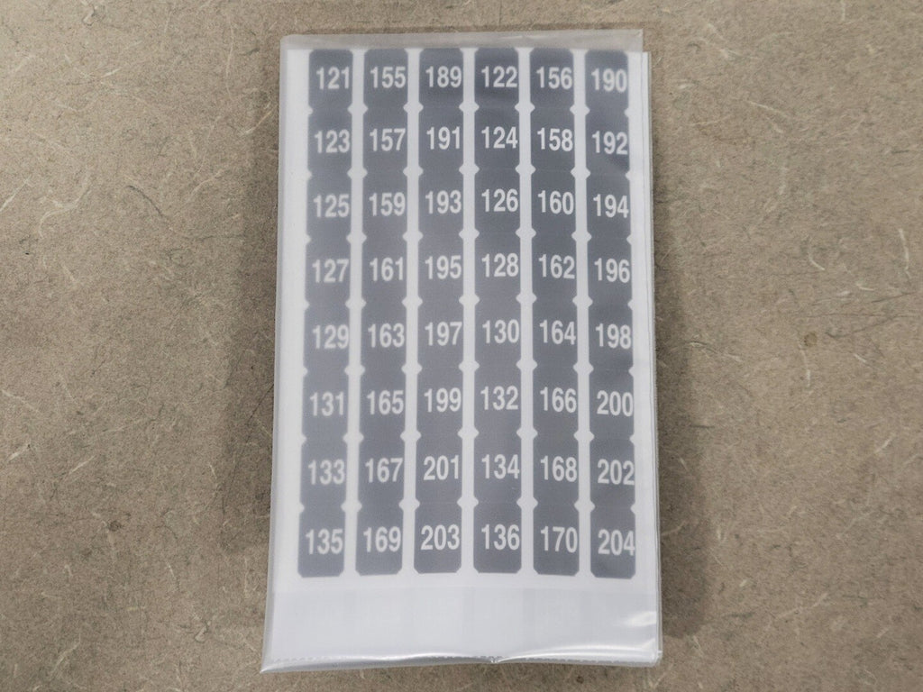 SQUARE D 103-204 Odd/Even Circuit ID Number Strips NQ204OE (Box of 18)