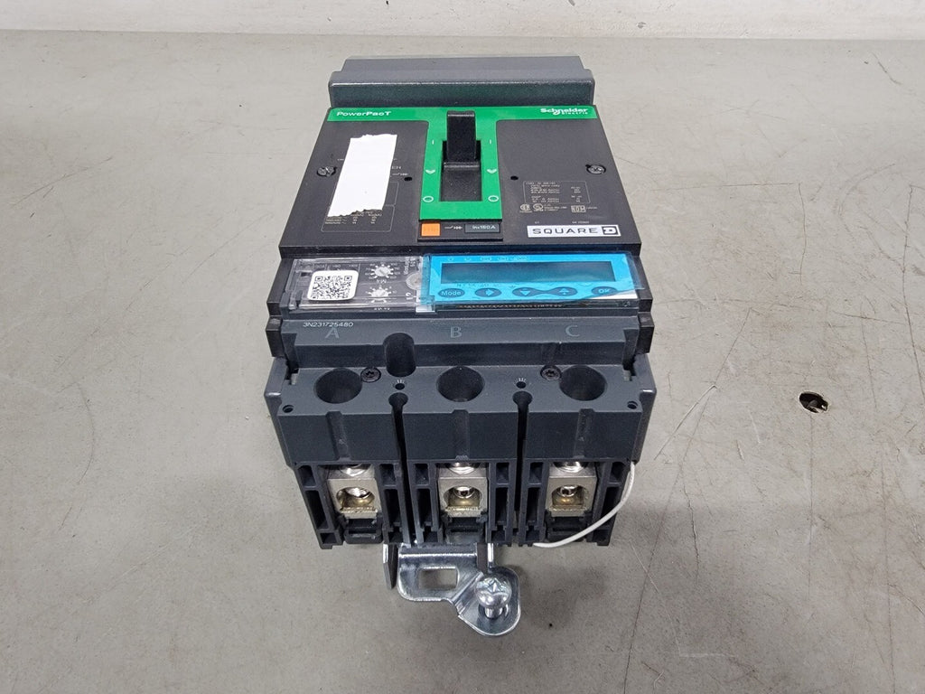 SQUARE D 150 Amp, 3 Pole, 600 Volts Circuit Breaker HDA36150U53XEH