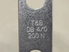 THOMAS & BETTS 4/0 AWG 2 Hole Compression Lug 54866BE, Purple Die 54 (Box of 9)