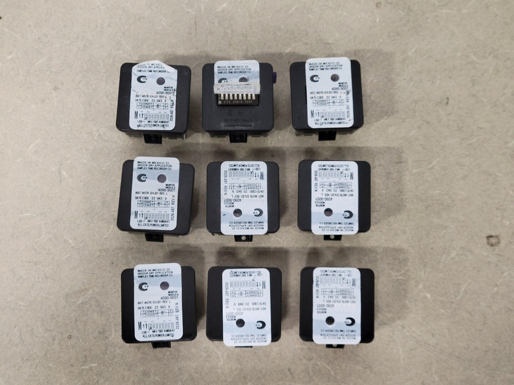 SIMPLEX IAM Supervised IDNET Module 4090-9001, 0617952 (Lot of 9)