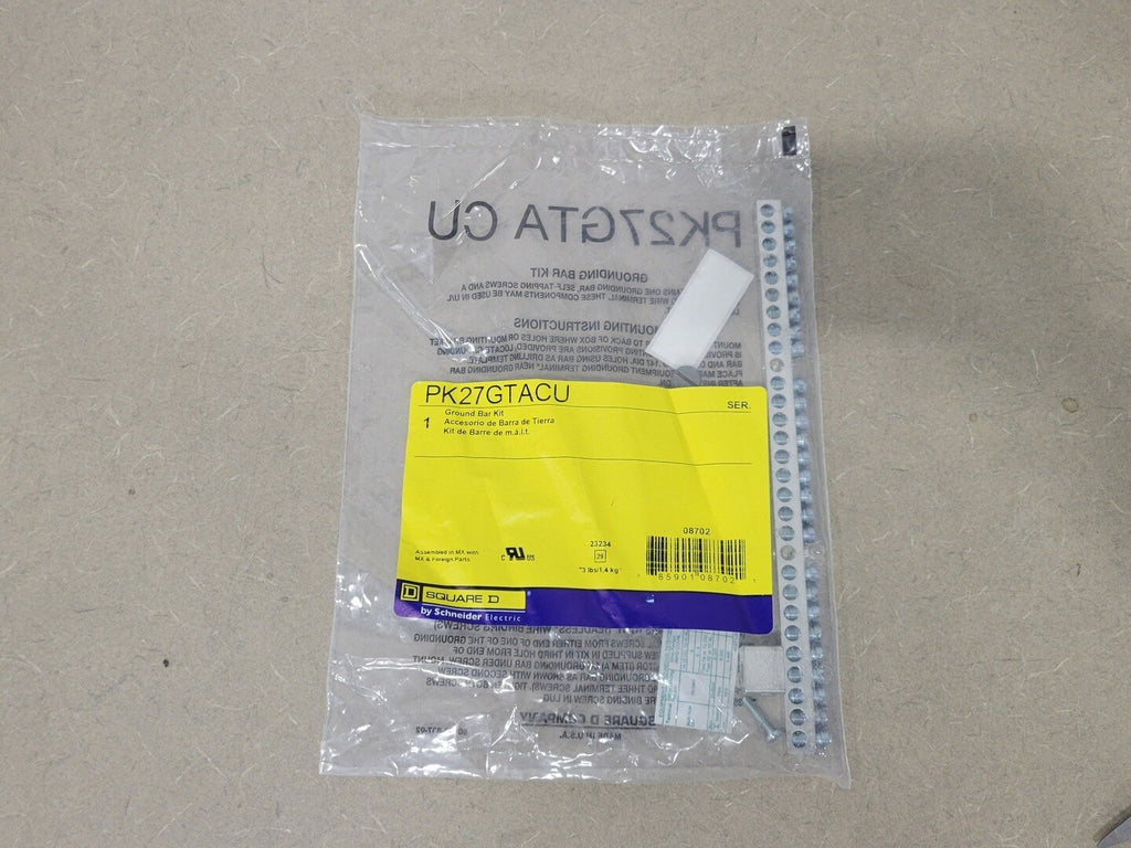 SQUARE D Panelboard Ground Bar Kit PK27GTACU