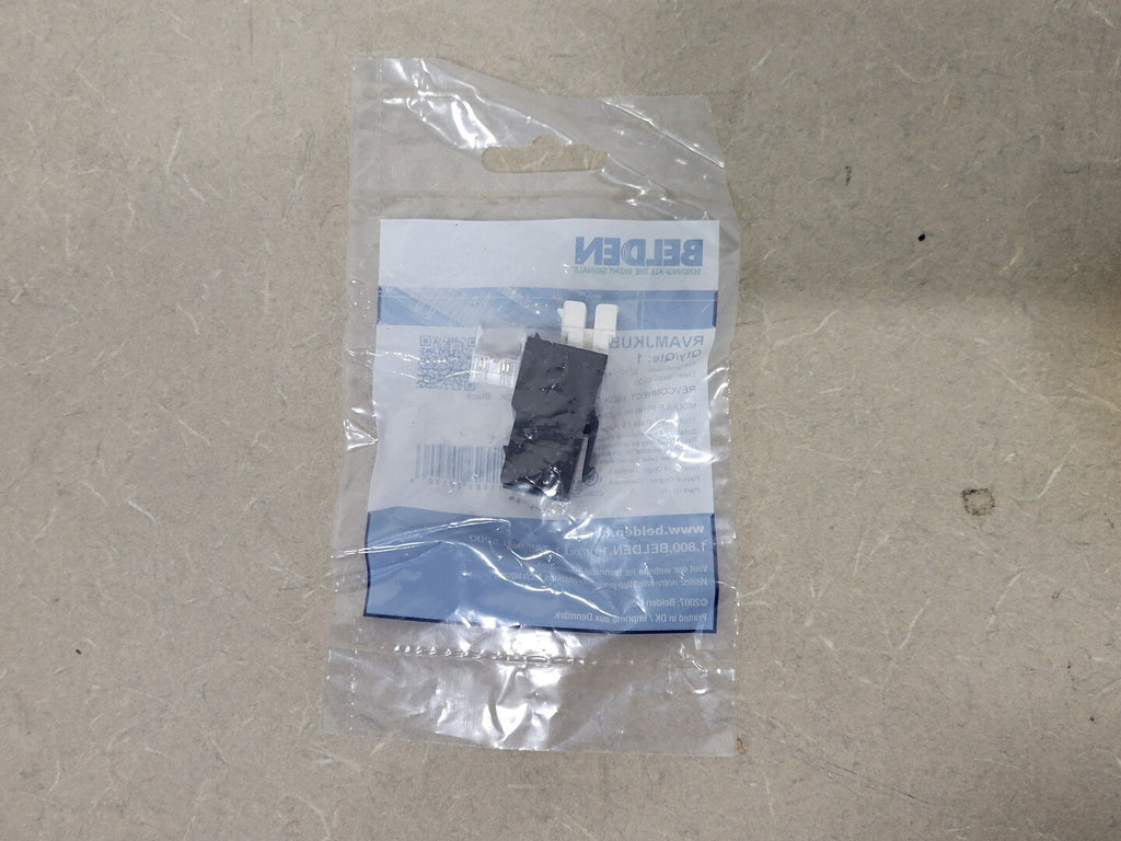 BELDEN REVConnect 10GX UTP T568A/B Black Modular Jack RVAMJKUBK-S1 (Box of 40)