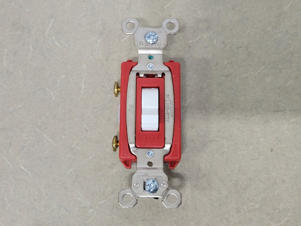 LEGRAND 20A 120/277VAC Single Pole Switch PS20AC1W (Box of 8)