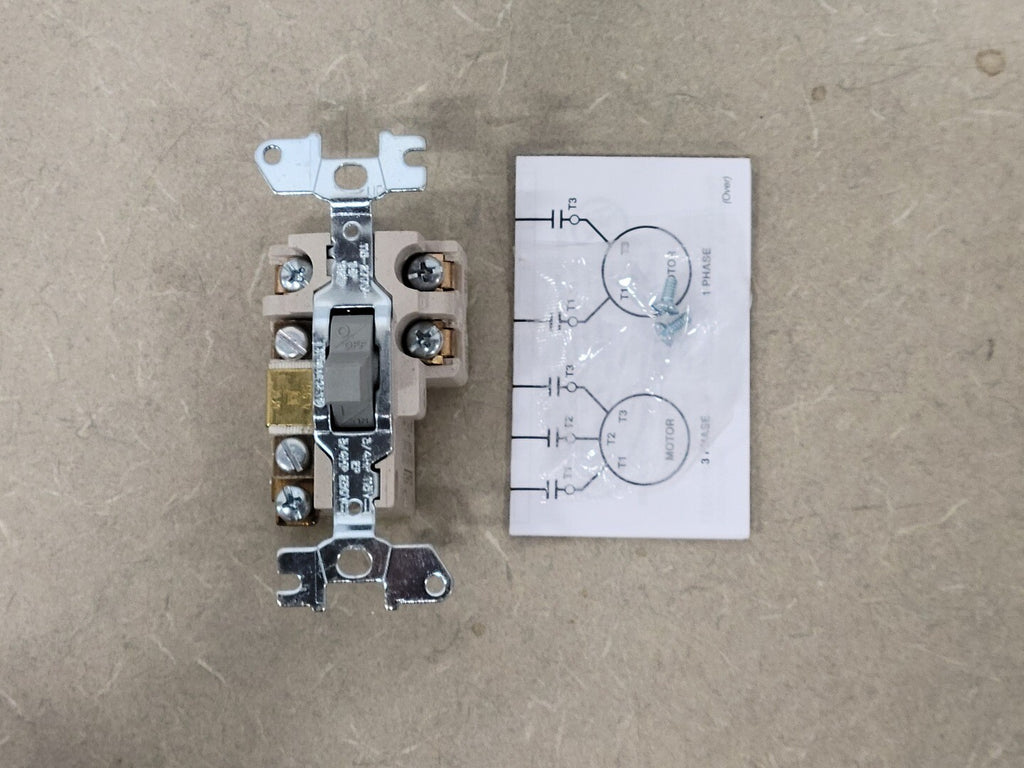 LEGRAND 30A 600V 10hp 1Ph Manual Motor Controller 7802-MD