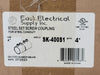 EAST ELECTRICAL SUPPLY INC. 4" Set Screw Coupling Steel SK-400S1 (Box of 4)