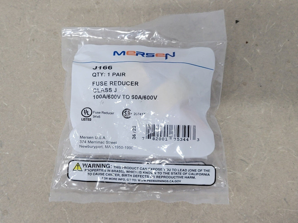 MERSEN 100A to 60A Class J 600V Fuse Reducer J166