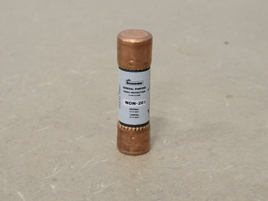 BUSSMANN 20Amp 250VAC Class K5 Fuse NON-20 (Box of 9)