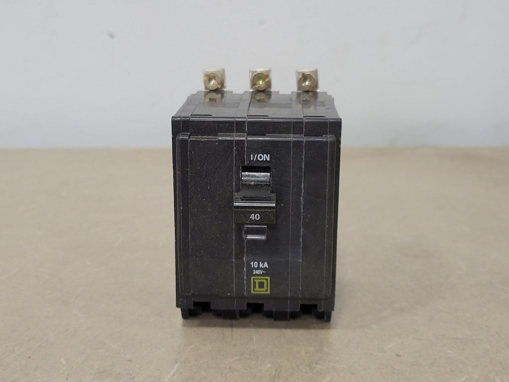 SQUARE D 40 Amp 3 Poles 240 V Circuit Breaker QOB340 (Box of 3)