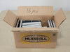 HUBBELL 4"x4"x3/8" Square Box Cover 8372 (Box of 16)