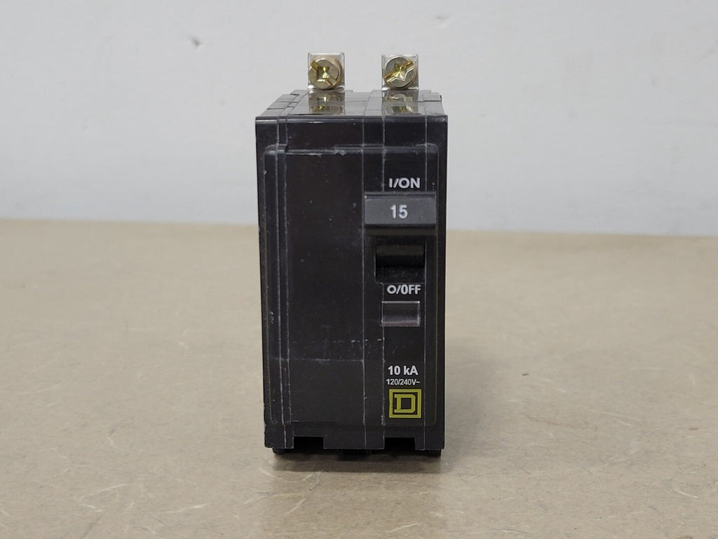 SQUARE D 15 Amp, 2 Pole, 120/240 volts Circuit Breaker QOB215