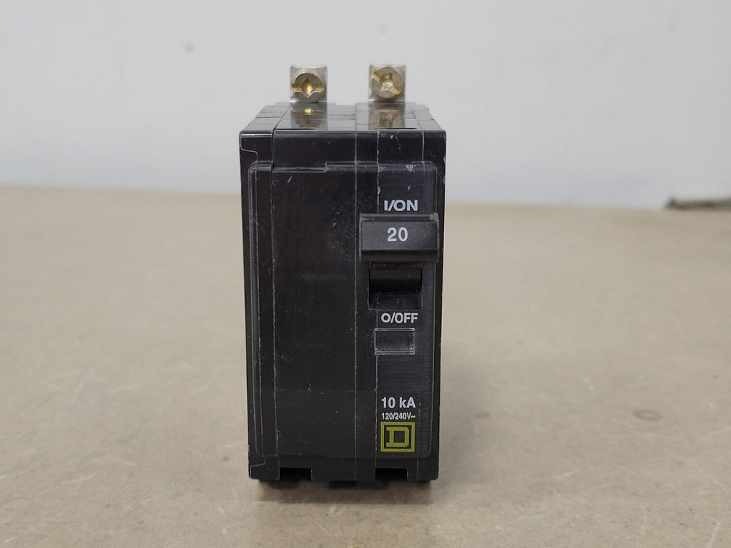 SQUARE D 20 Amp, 2 Pole, 120/240 volts Circuit Breaker QOB220