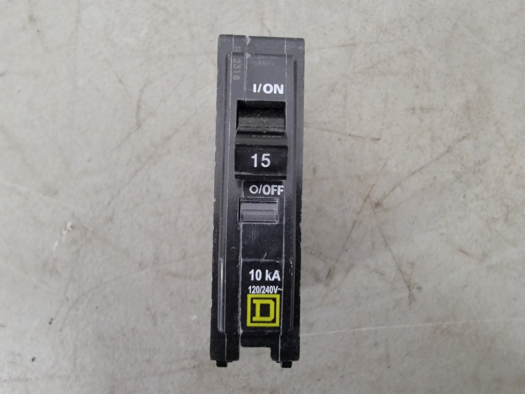 SQUARE D 15 Amp, 1 Pole, 120/240 volts Circuit Breaker QOB115