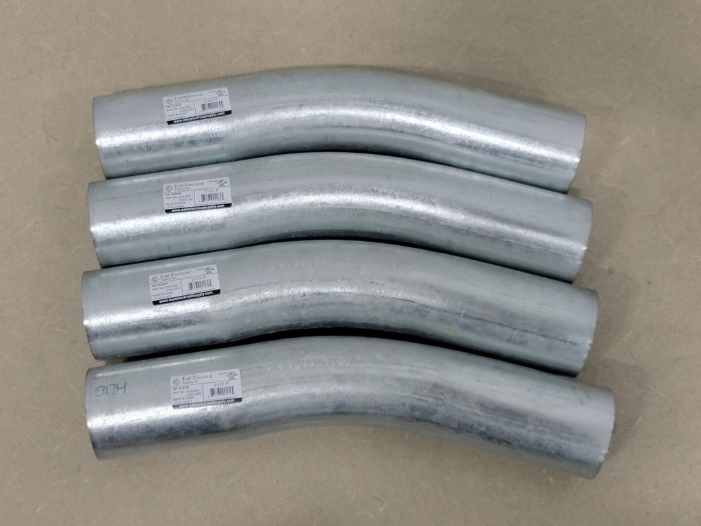 EAST ELECTRICAL SUPPLY INC. 2" x 22.5deg EMT Steel Conduit Elbow EES-8622, 200EE2250 (Lot of 4)