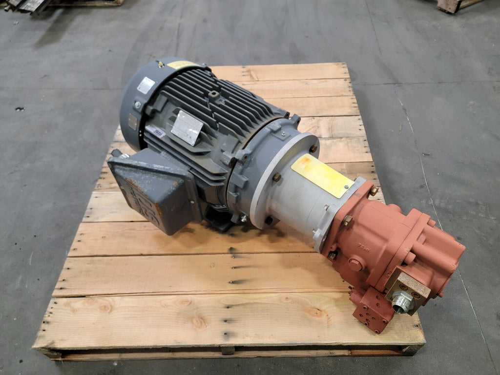 US MOTORS 50 hp, 460V, 1780 rpm, 326T, Electric Motor CD50P2F w/ Pump
