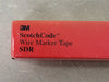 3M Number 3 Wire Marker Tape SDR (Lot of 20)