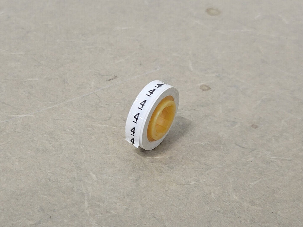 3M Number 4 Wire Marker Tape SDR (Lot of 29)