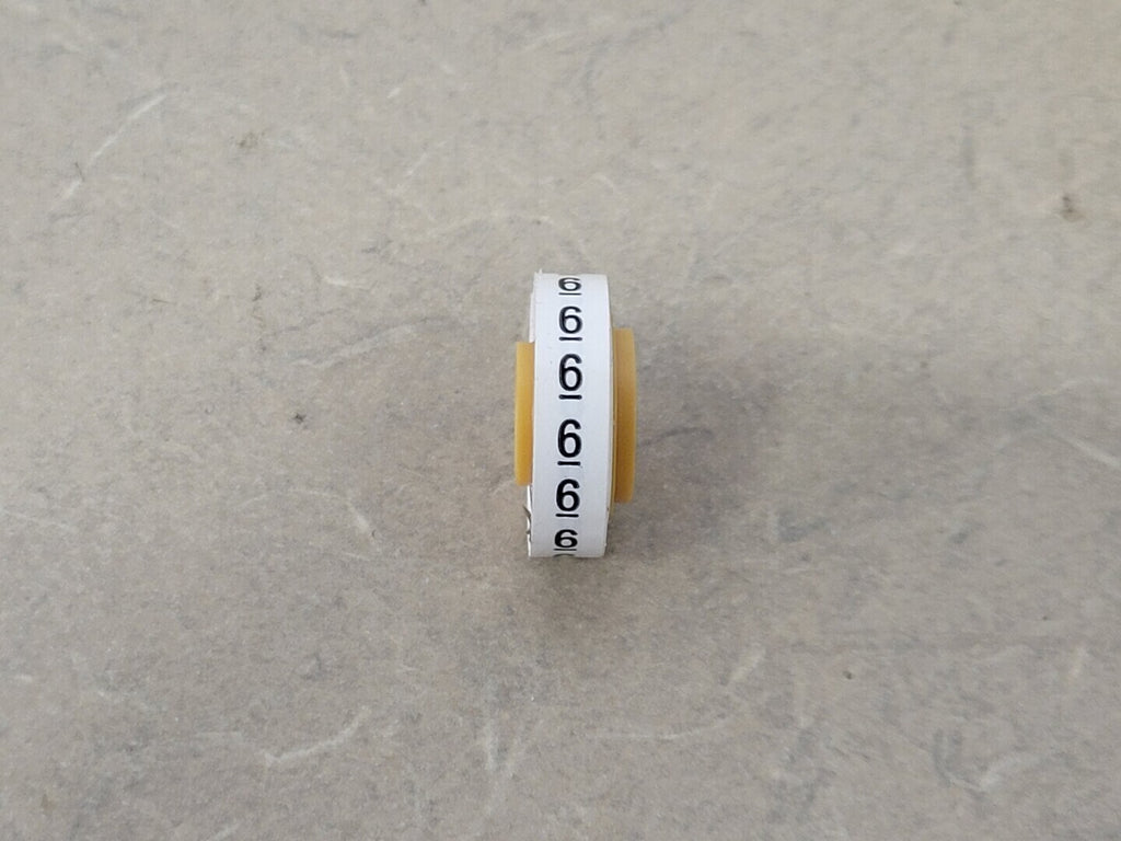 3M Number 6 Wire Marker Tape SDR 4485 (Lot of 19)