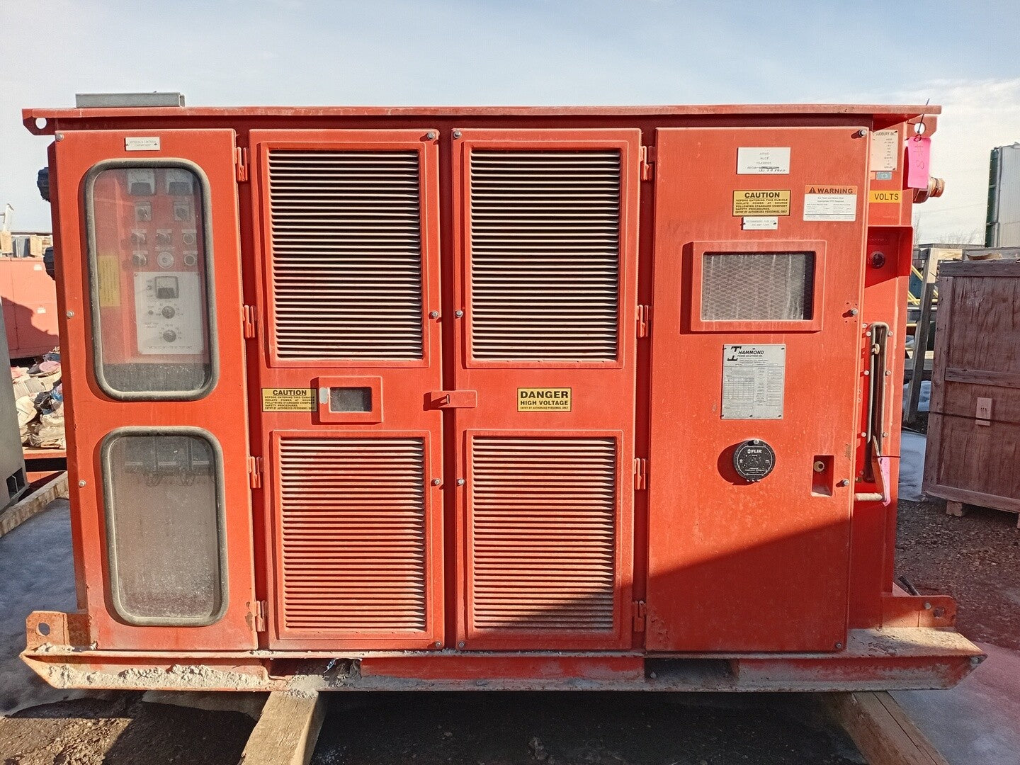METALEC Underground Substation w/ 500 kVA Transformer, 4160V HV, 600Y ...