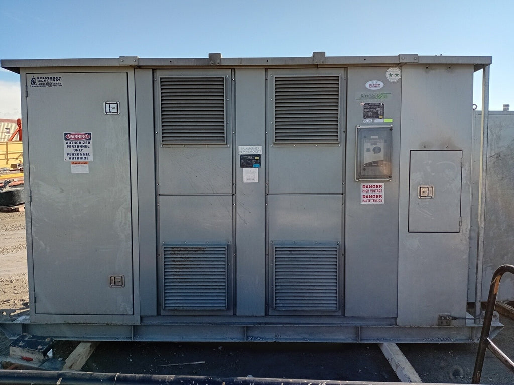 BOUNDARY ELECTRIC Outdoor Portable Substation w/ 1000 kVA Transformer, 4160V HV, 600Y/346V LV