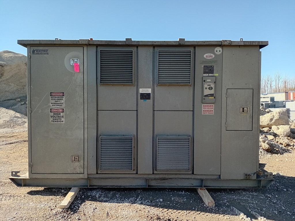 BOUNDARY ELECTRIC Outdoor Portable Substation w/ 1000 kVA Transformer, 4160V HV, 600Y/346V LV