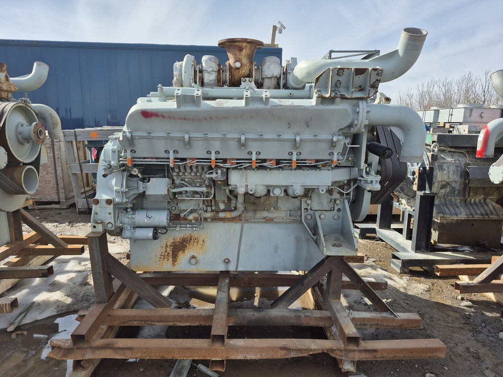 HITACHI MITSUBISHI S12A2-Y1TAA1 Diesel Engine for EX1900, 765kW, Turbocharged, Core