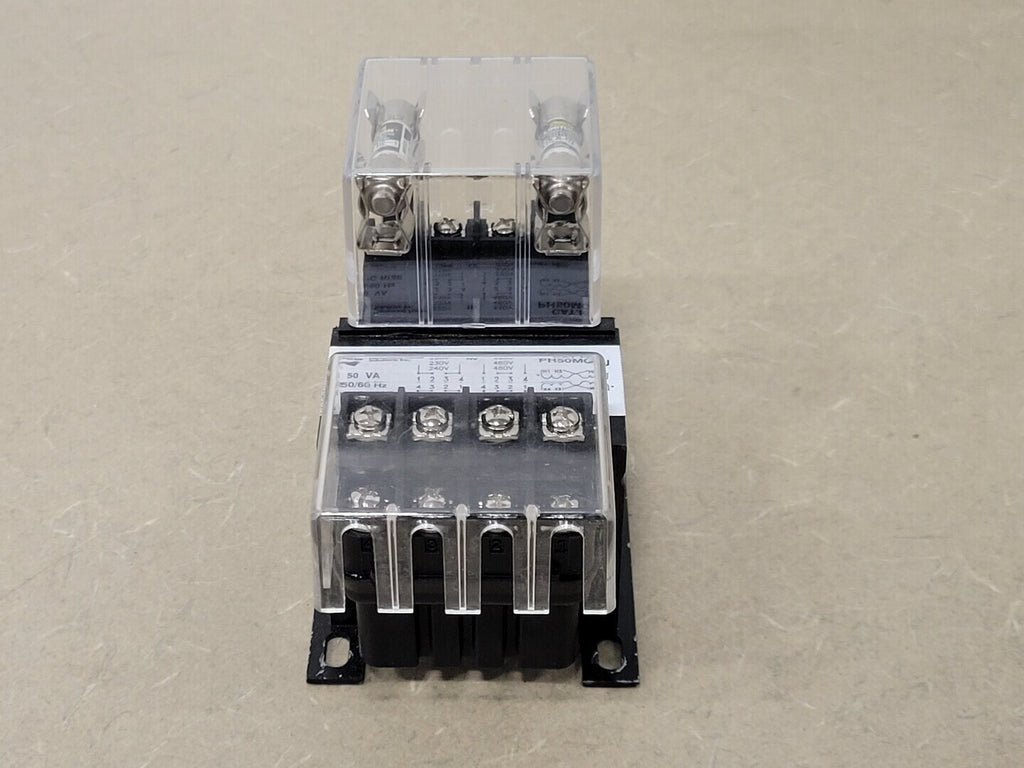 HAMMOND POWER SOLUTIONS INC. 50VA Transformer 240/480V Pri. Volts, 120/240 Sec. Volts, PH50MQMJ