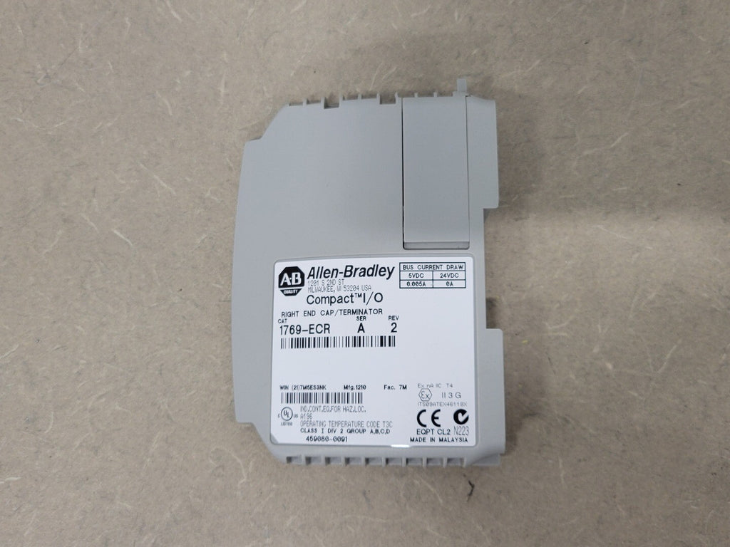ALLEN-BRADLEY Compact I/O Right End Cap Terminator 1769-ECR