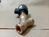 BURKERT 2000A, 15 PTFE, 2/2-Way Piston Operated Angle Seat Valve 00178684