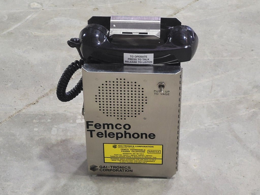 HUBBELL LSMT 12V Permissible Loudspeaking Telephone w/out Batteries AM7011