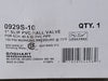 BOSHART 1" Slip PVC Ball Valve 0929S-10