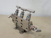 HAM-LET 5 Way Direct Mount Manifold NPT Connection M-50A-15-8NF-SS-T-T