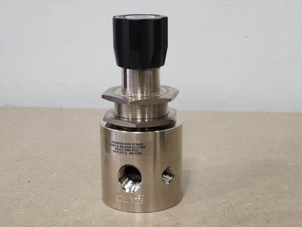 PREMIER INDUSTRIES INC. 3000psig Pressure Regulator 50-12230-221112B0