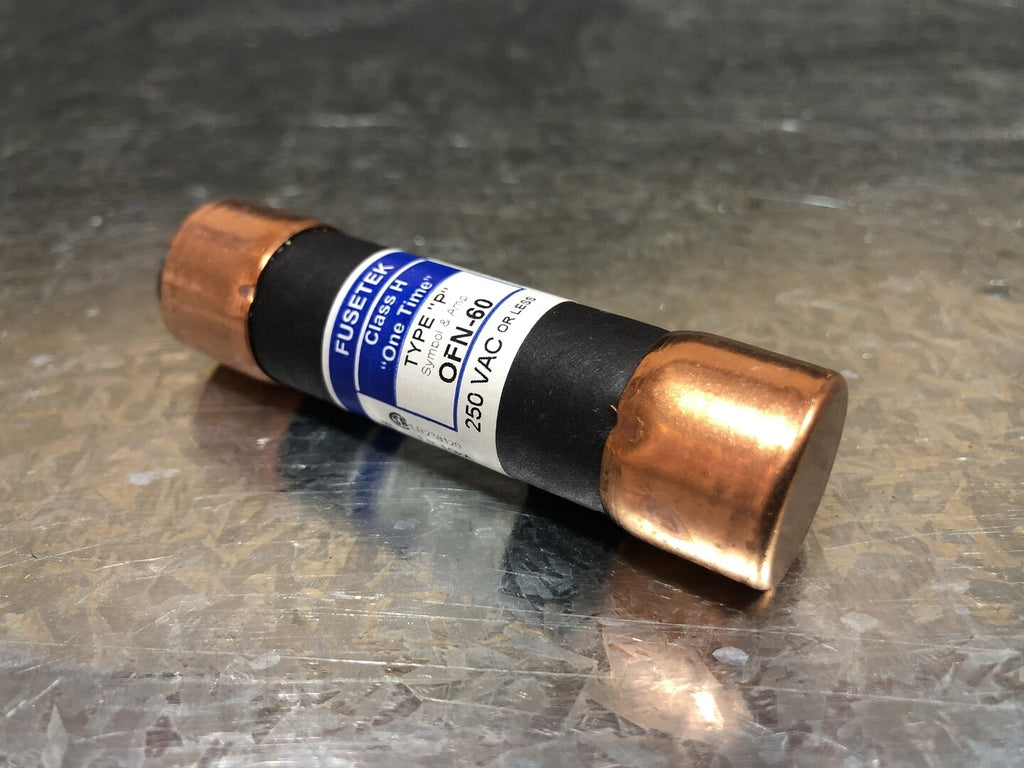 FUSETEK 60 Amp Class H One-Time Fuse OFN-60