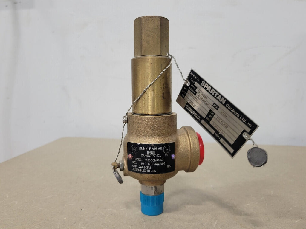 KUNKLE 1/2" Safety Relief Valve 913BDCM01-KE