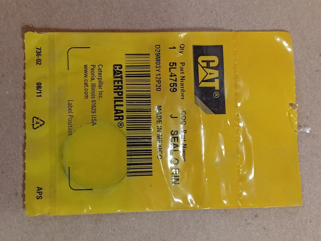 CATERPILLAR 1.78 x 25.12mm 75A NBR O-Ring 5L-4759