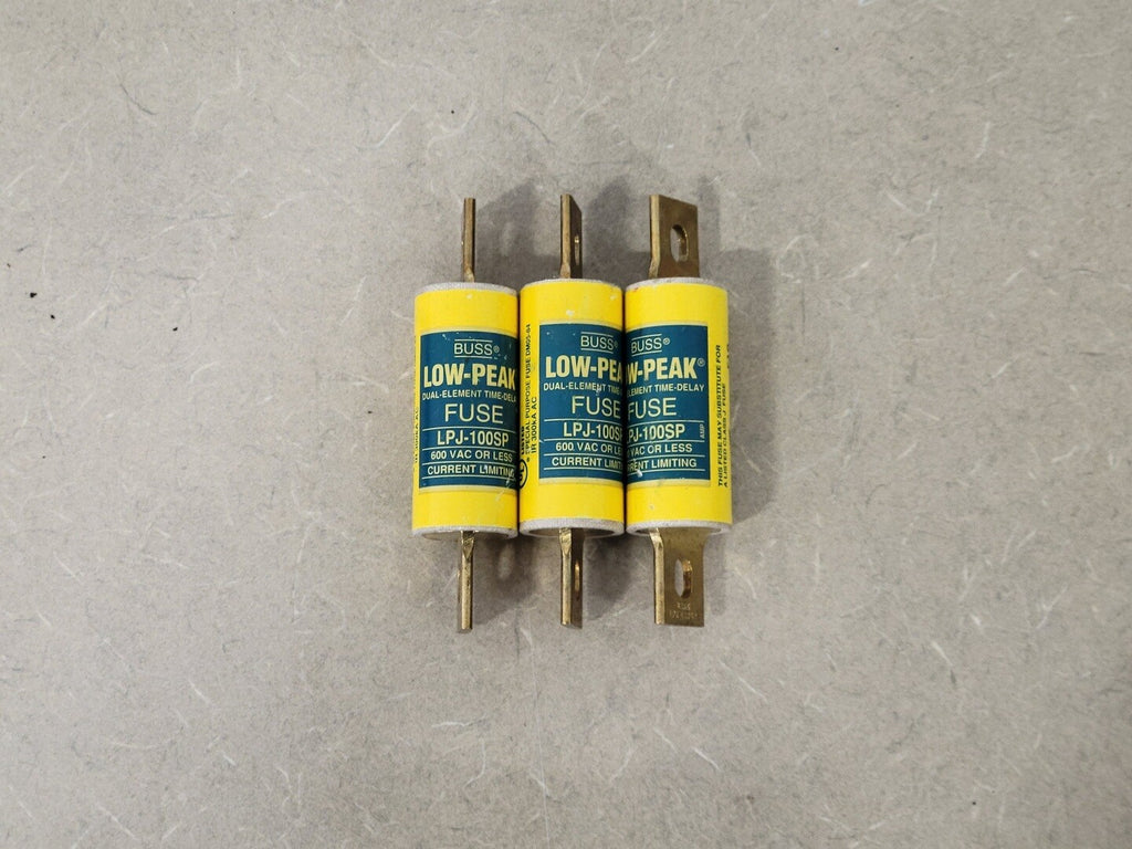 BUSSMANN 100A 600V Low-Peak Class J Fuse LPJ-100SP