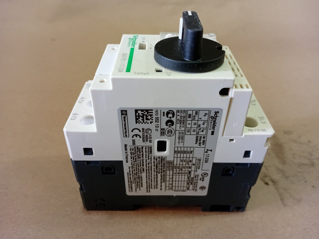 SCHNEIDER ELECTRIC 17-23 Amp, 3 Pole, 600 volts Circuit Breaker GV2P21