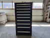 STANLEY VIDMAR 30" Wide 10 Drawer Black Cabinet w/ Key