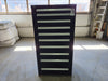 STANLEY VIDMAR 30" Wide 10 Drawer Black Cabinet w/ Key