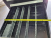 STANLEY VIDMAR 30" Wide 10 Drawer Black Cabinet w/ Key
