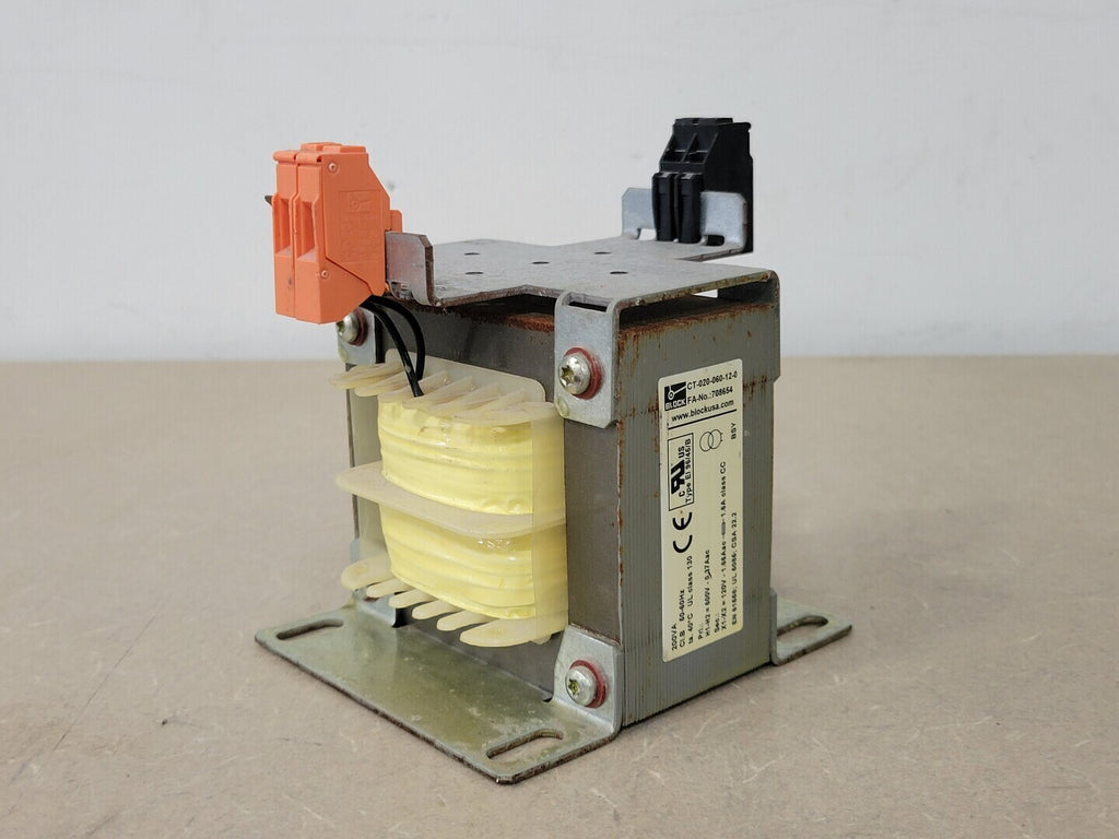 BLOCK 200VA Industrial Control Transformer CT-020-060-12-0