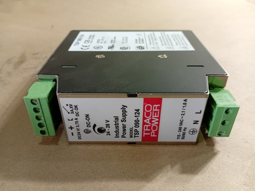 TRACO POWER 24-28VDC Industrial Power Supply TSP 090-124