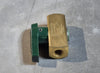 SWAGELOK 1/8" FNPT Brass Quarter-Turn Instrument Plug Valve B-2P4T4 (Box of 3)