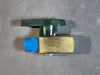 SWAGELOK 1/4" MNPT x 1/4" FNPT Quarter-Turn Instrument Plug Valve B-4P4T5 (Box of 2)