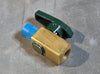 SWAGELOK 1/4" MNPT x 1/4" FNPT Quarter-Turn Instrument Plug Valve B-4P4T5 (Box of 2)