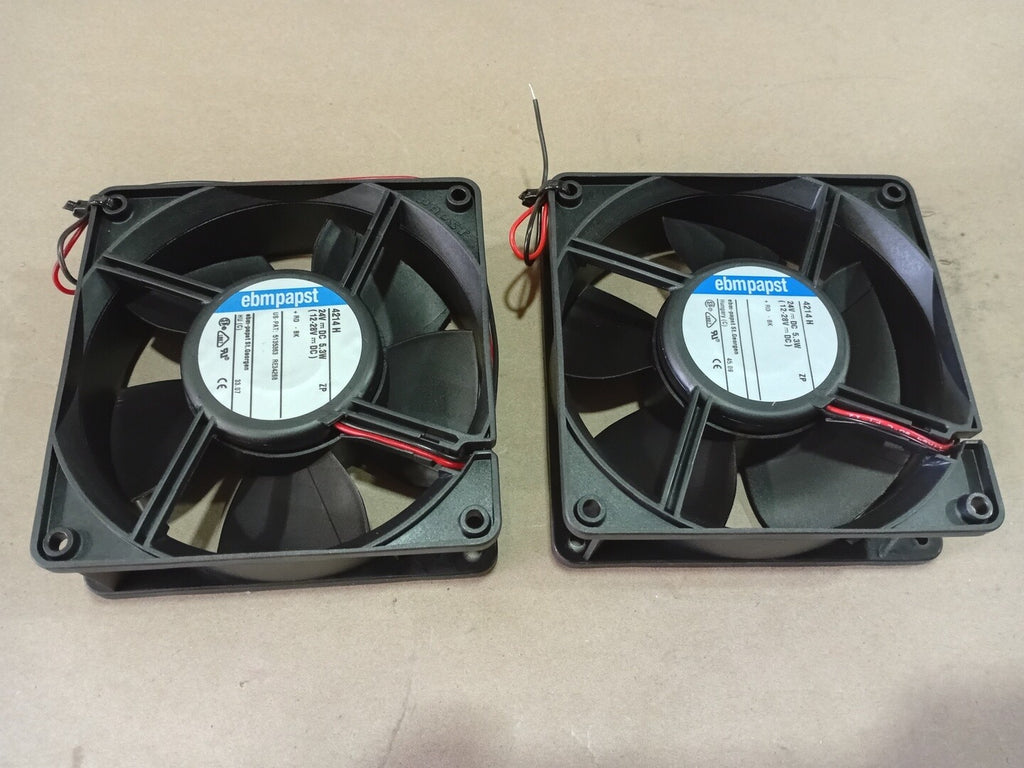 EBM PAPST 24VDC Axial Compact Fan 120x120x38mm, 4214H (Pack of 2)