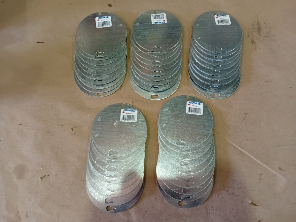 IBERVILLE 4" Blank Round Covers BC54-C-1 (Box of 50)
