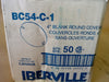 IBERVILLE 4" Blank Round Covers BC54-C-1 (Box of 50)