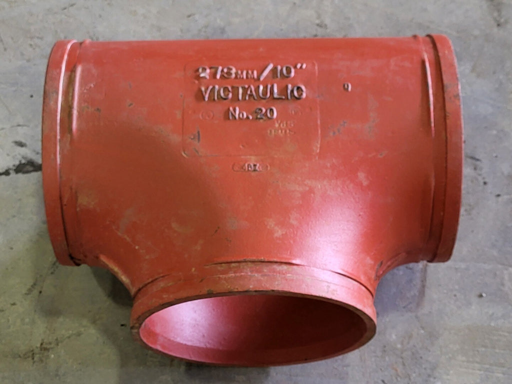 VICTAULIC 10" / 273mm Groove End Tee Fitting No.20