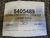 DUKE'S WIRE MESH 1" x 40" x 100' Stainless Steel Crimped Mesh Roll YHB11-1
